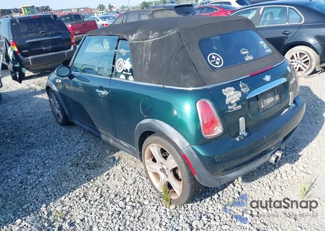 2007 Mini Cooper S из США, поврежденный, VIN WMWRH33557TJ44349
